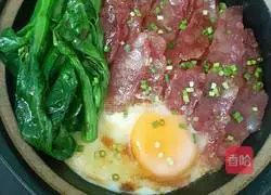 Illustration of how to make cured meat casserole rice 14