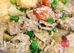 Illustration of how to make curry beef 6