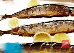 Illustration of how to make lemon-flavored saury 7