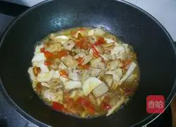 Illustration of how to make twice-cooked pork with king oyster mushroom 8