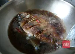 Illustration of Braised Fish Recipe 6
