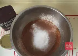 Illustration of how to make cocoa waffles 6