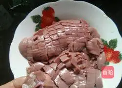 Illustration of how to make stir-fried kidney with sour radish 2