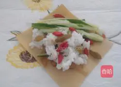 Illustration of how to make dry tofu rolls with mashed potatoes 8