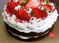 Chocolate Cream Cake Recipe Illustration 17