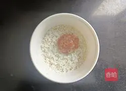 Illustration of how to make round pearl dumplings 9