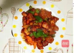 Illustration of how to make sweet and sour cherry meat 1