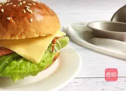 Cheese Bacon Hamburger Recipe Illustration 11