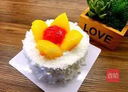 Illustration of how to make fruit chocolate cake 8