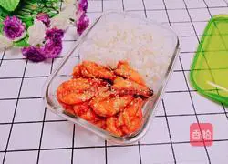 Illustration of Braised Prawn Bento 15