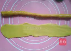 Illustration of how to make rainbow cookies 8