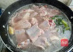 Illustration of braised lamb chops 2