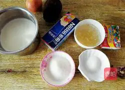 Illustration of how to make rainbow mousse cake 1