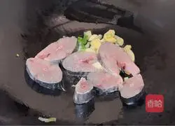 Illustration of braised mackerel 3