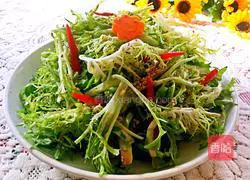 Illustration of how to make cold bitter chrysanthemums 6