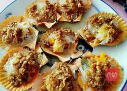 Illustration of how to make garlic scallop vermicelli 10