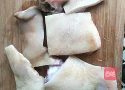 Illustration of braised pork head meat 1