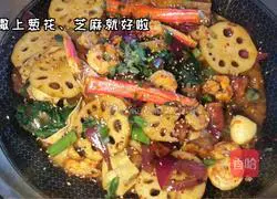 Illustration of how to make spicy shrimps in dry pot 6