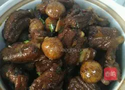 Wild chestnut sweet and sour pork ribs recipe 15