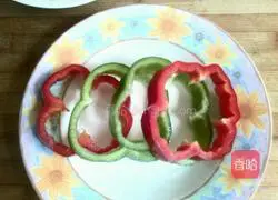 Illustration of how to make colorful pepper mashed potato cake 4