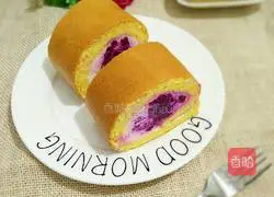 Pitaya cream cake roll recipe 17
