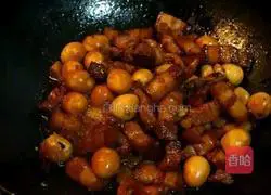 Illustration of braised pork and eggs 8 