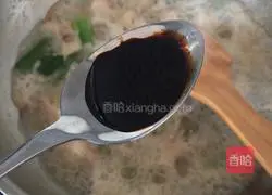 Illustration of how to make sea cucumber braised pork 6