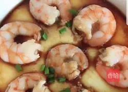 Illustration of how to make steamed eggs with shrimps 3