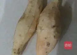 Illustration of how to make shredded sweet potatoes with less oil 1