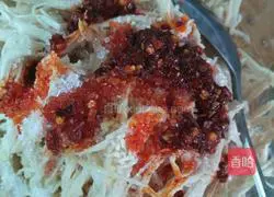 Illustration of how to make Bangbang chicken shreds 7