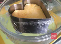 Illustration of how to make simple heart-shaped mousse (for 1 person) 5