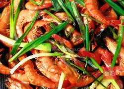 (none) Water version) Illustration of how to make scallions and boiled grass shrimps 6