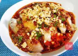 Illustration of how to make spicy saliva chicken 11