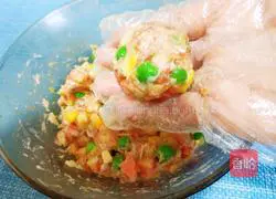 Colorful Meatball Recipe Illustration 8