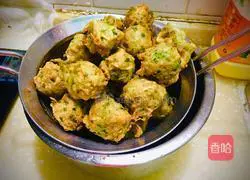 Illustration of how to make radish meatballs 11