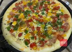 Illustration of making pizza with electric pan 6