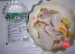 Illustration of how to make roast chicken legs 1