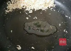 Illustration of how to make fried shrimp skin with green onion 4