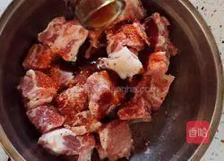 Illustration of grilled pork ribs 3