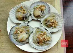 Illustration of how to make vermicelli scallops 5