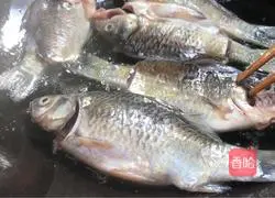 Illustration of home-style crispy bone fish 4