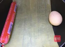 Illustration of grilled cold noodles (home cooking) 1