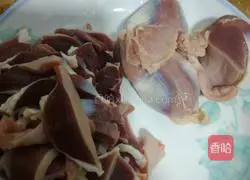 Illustration of how to make kimchi and duck gizzards 1