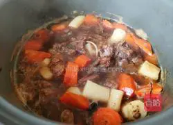 Illustration of braised mutton 11