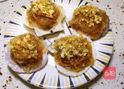 Illustration of how to make steamed scallops with garlic vermicelli 13