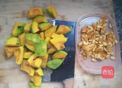 Illustration of how to make mung bean and pumpkin soup 2