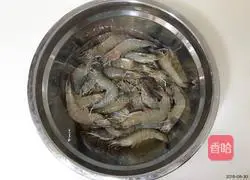 Illustration of how to make boiled shrimp 2