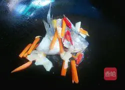 Illustration of boiled fish head 3