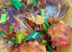 Braised crucian carp Illustration of how to do it 8