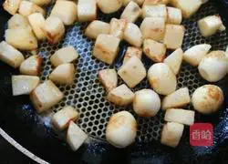 Illustration of making sweet and sour yam and quail eggs 3